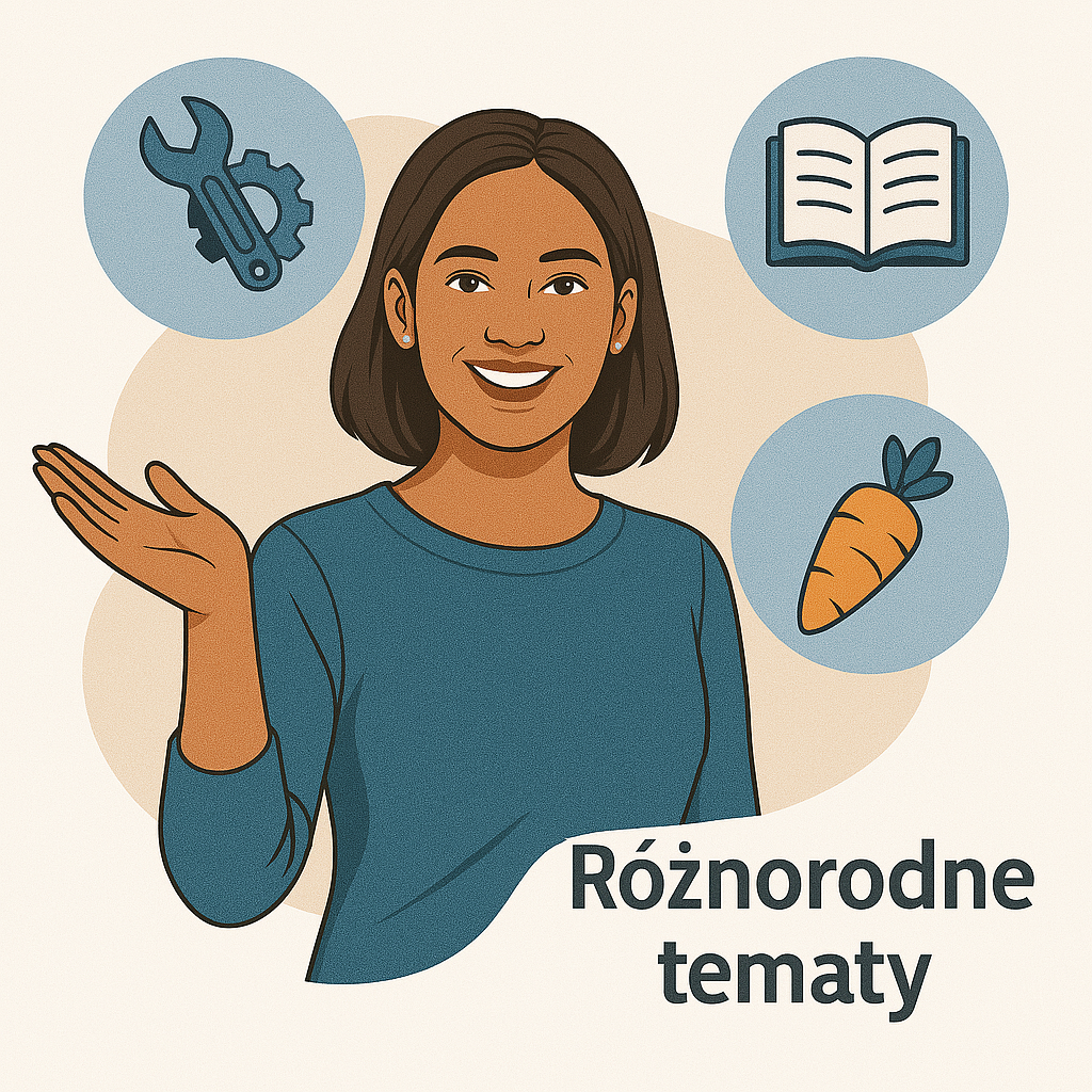 Różnorodne tematy poradników w TipTopia