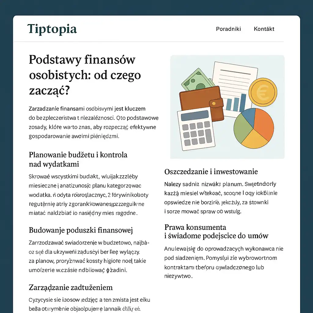 Jak świadomie zarządzać finansami i znać swoje prawa – poradnik dla tych, którzy chcą podejmować mądre decyzje